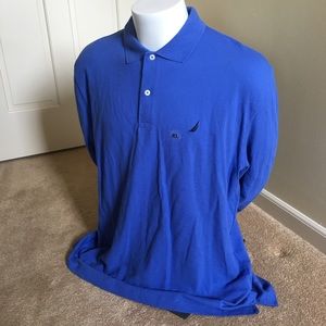 Nautical Long Sleeve Polo NWT
